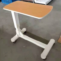 Luxury Height Adjustable ABS Top Overbed table by gas spring 