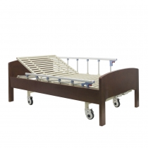 Two Manual Crank Home Care Bed 