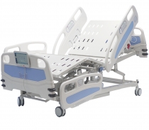 Super Luxury Mutifunction Care Bed With Embeded button siderails& New heard board